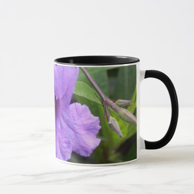 Caneca roxa da flor (Direita)