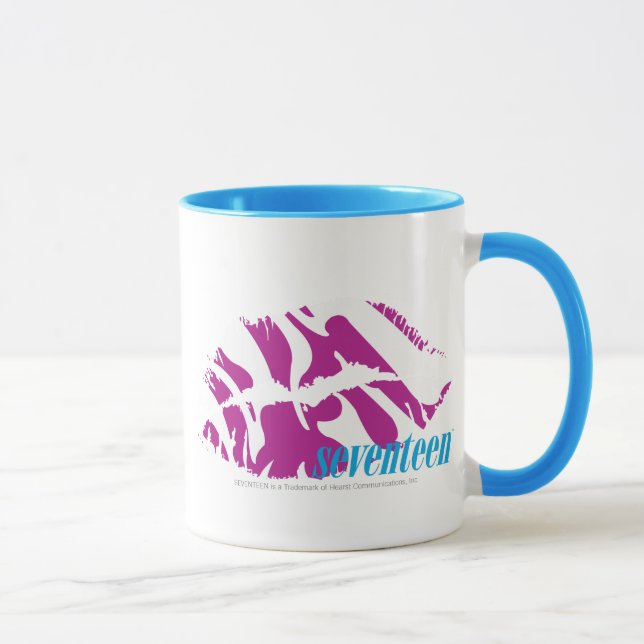 Caneca Roxo da zebra (Direita)