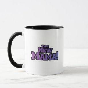 Caneca Roxo eu sou um Mama novo Camiseta e presentes