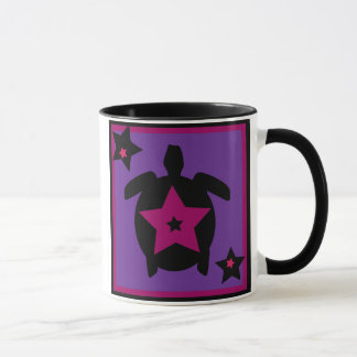 Caneca Roxo Stars Turtle Mug