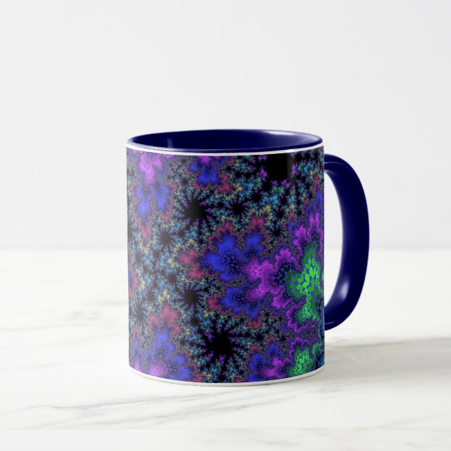 Caneca Roxo Watercolor Speckle (Frente Esquerda)