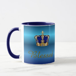 Caneca Royal ombre Mug com Coroa