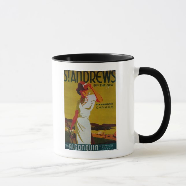 Caneca Rua Andrews Algonquin Vintage PosterEuropa (Direita)