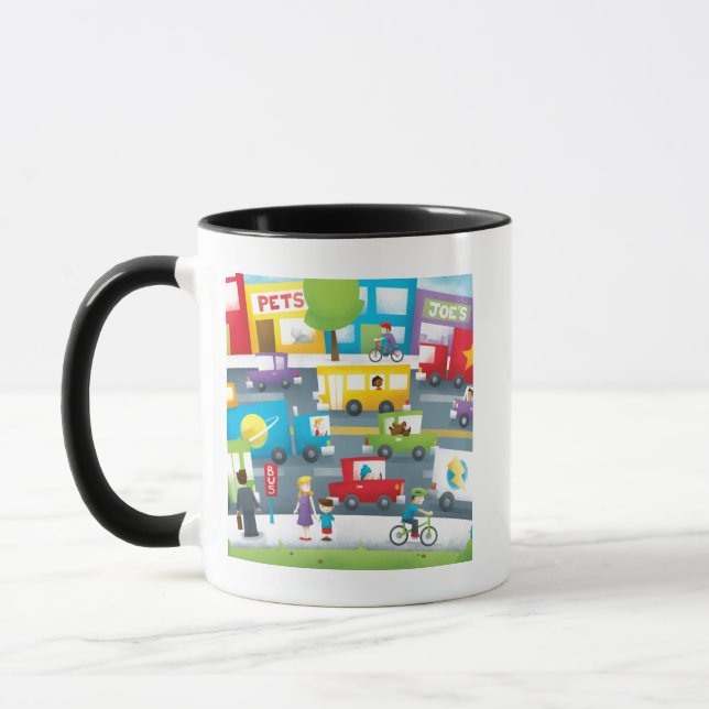 Caneca Rua da cidade (Esquerda)
