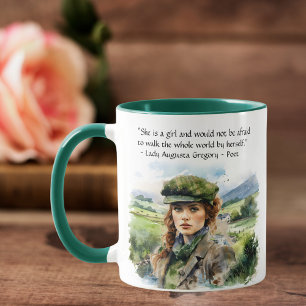 Caneca Rua d'água. Cota irlandesa do dia de Patrick para 