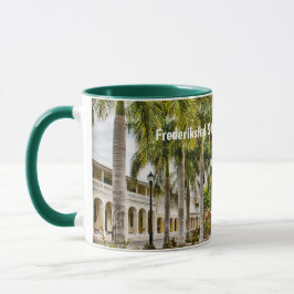 Caneca Rua das Ilhas Virgens. Croix Frederiksted USVI Tro