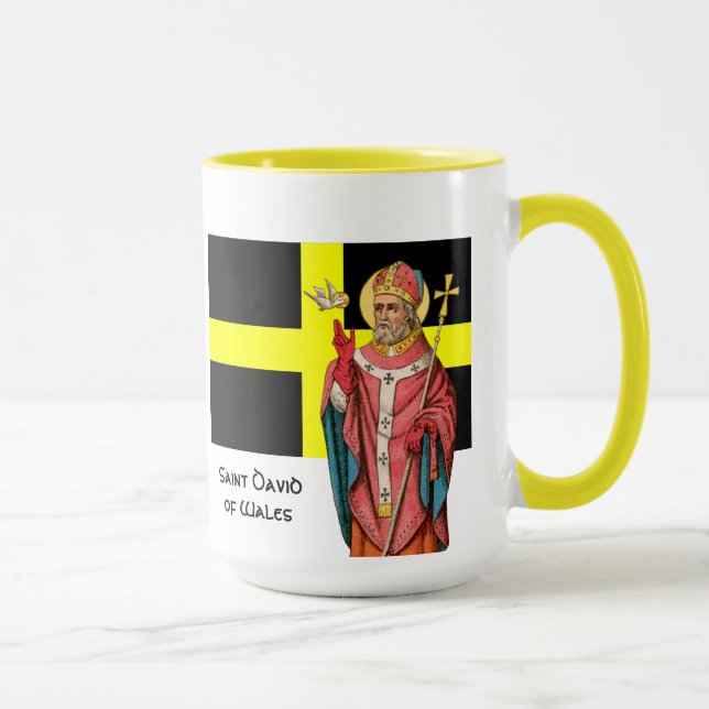 Caneca Rua. David of Wales (P 001) e Sua Bandeira (Direita)