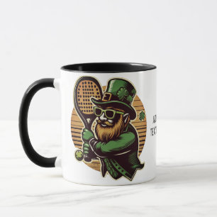 Caneca Rua de Pickleball no Dia de Patrick