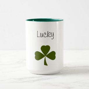 Caneca Rua de Shamrock sortuda.