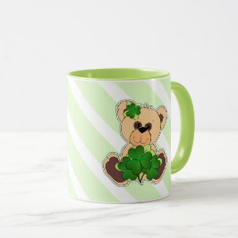 Caneca Rua de Urso de Teddy, Presente no Dia de Patrick