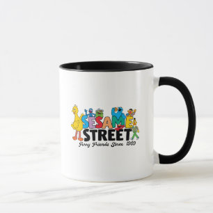 Caneca Rua do Sésamo Amigos Peludos desde 1969