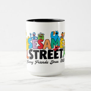 Caneca Rua do Sésamo Amigos Peludos Desde 1969