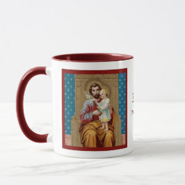 Caneca Rua encantada. José com Criança Cristo Toddler
