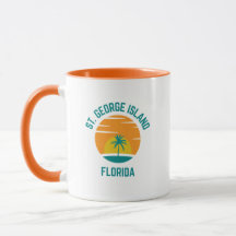 Rua. George Island Flórida Café Mug