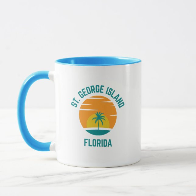 Caneca Rua. George Island Flórida Café Mug (Esquerda)