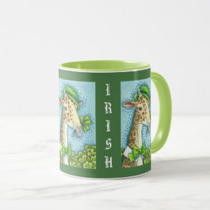 Caneca RUA IRLANDESA GIRAFFE. PATRICK'S DAY MUG Combo