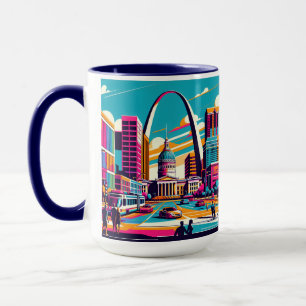 Caneca Rua Louis, Missouri   Arca De Gateway