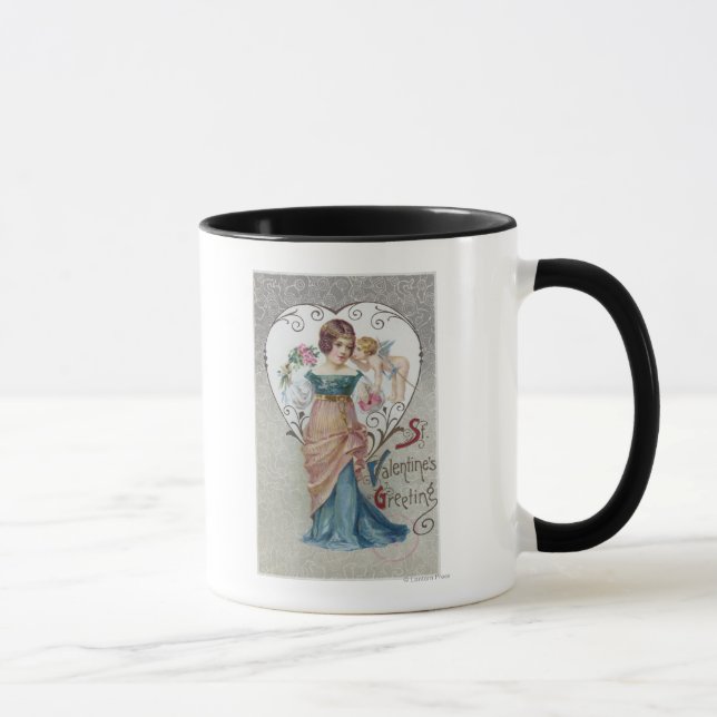 Caneca Rua. Namorados Saudável Cupido (Direita)