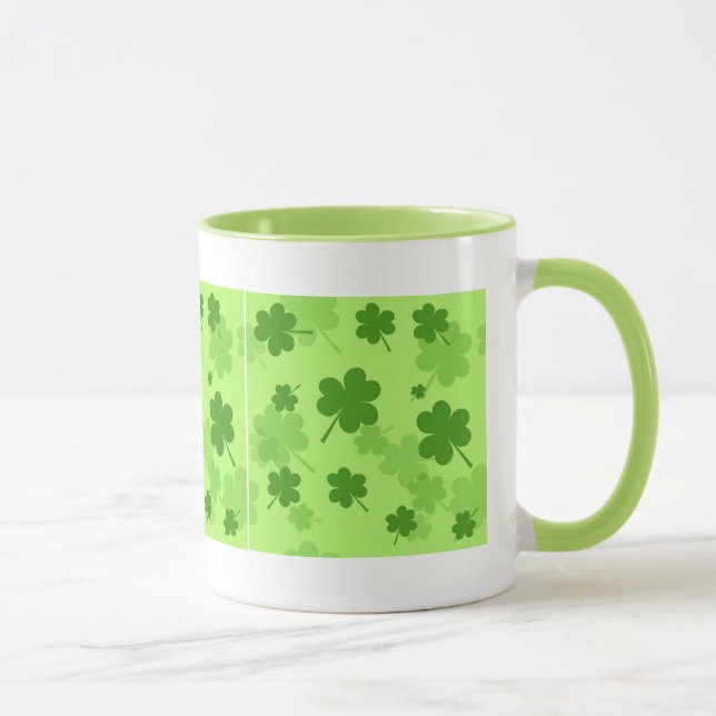 Caneca Rua, o dia de Patrick Shamrocks Mug (Direita)