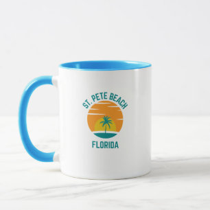 Caneca Rua. Pete Beach Flórida Coffee Mug