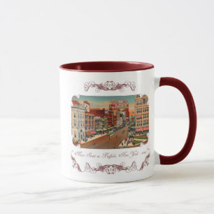 Caneca Rua Principal - Buffalo, NY Vintage Coffee Mug