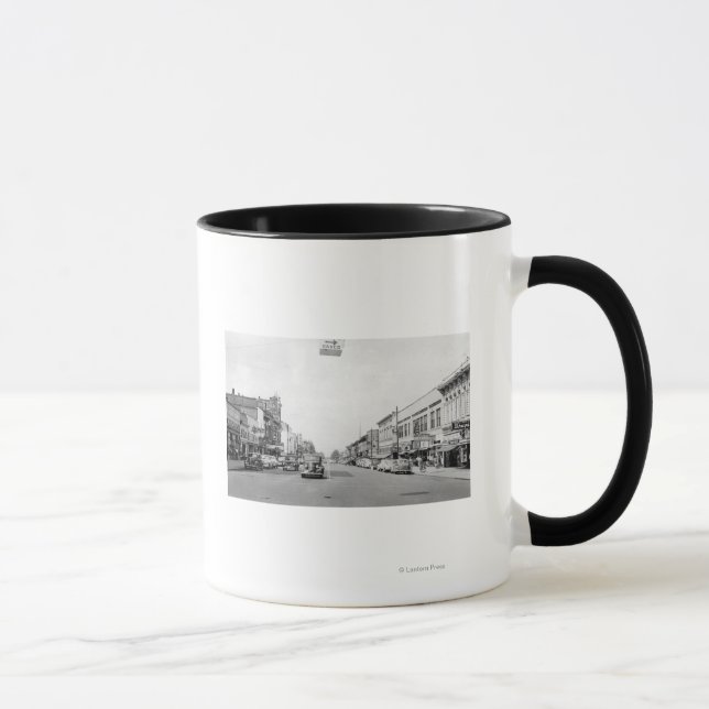 Caneca Rua principal em Walla Walla, Fotografia WA (Direita)