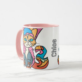 Caneca Rua Retro Cat, Boné e tênis| Engraçado
