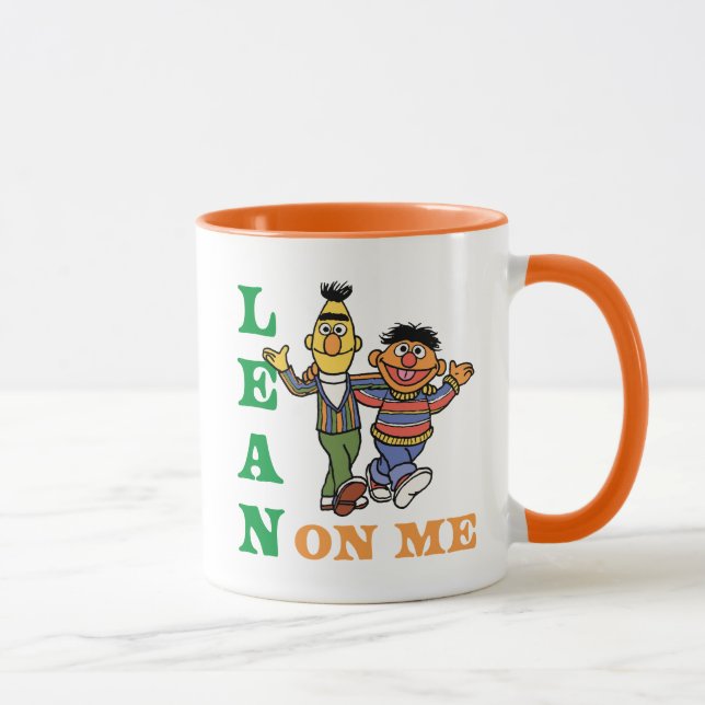 Caneca Rua Sésamo | Bert & Ernie Lean on Me (Direita)