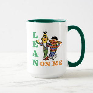 Caneca Rua Sésamo   Bert & Ernie Lean on Me
