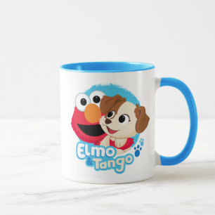Caneca Rua Sésamo Crachá Elmo & Tango