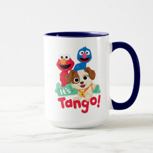 Caneca Rua Sésamo É Tango com Elmo & Grover