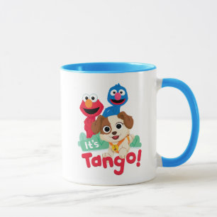 Caneca Rua Sésamo É Tango com Elmo & Grover