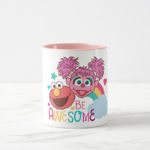 Caneca Rua Sésamo   Elmo & Abby - Seja incrível