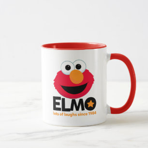 Caneca Rua Sésamo Elmo Muitas filhas desde 1984