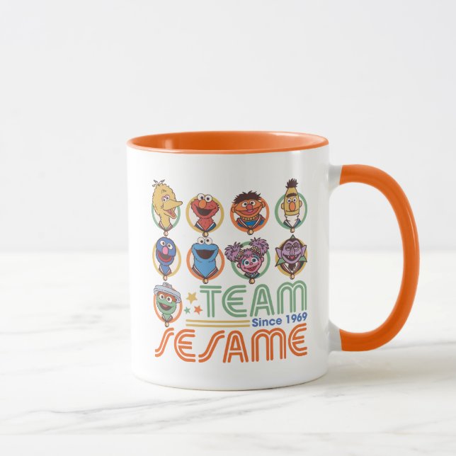 Caneca Rua Sésamo | Equipe Sésamo Desde 1969 (Direita)