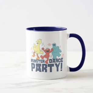 Caneca Rua Sésamo Festa de Dança dos Monstros