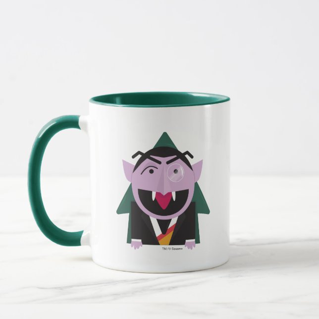 Caneca Rua Sésamo | Ilustração Contagem von Count (Esquerda)