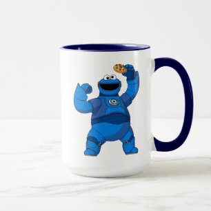Caneca Rua Sésamo   Mecha Builders Cookie Monster