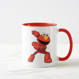 Caneca Rua Sésamo   Mecha Builders Elmo