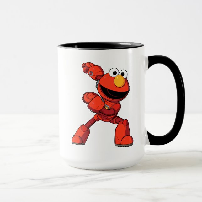 Caneca Rua Sésamo | Mecha Builders Elmo (Direita)