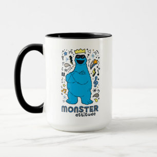 Caneca Rua Sésamo   Monstro do Biscoito - Atitude Monstro