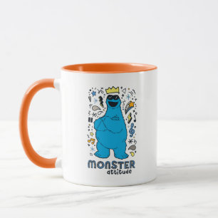 Caneca Rua Sésamo   Monstro do Biscoito - Atitude Monstro