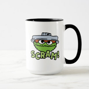 Caneca Rua Sésamo Oscar, o Grouch Scram!