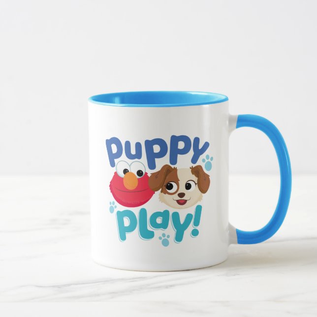 Caneca Rua Sésamo | Puppy Play Elmo & Tango (Direita)