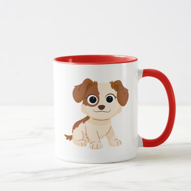 Caneca Rua Sésamo | Puppy Tango da Elmo (Direita)