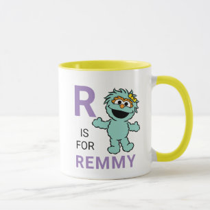 Caneca Rua Sésamo R é de Rosita Adicione seu Nome