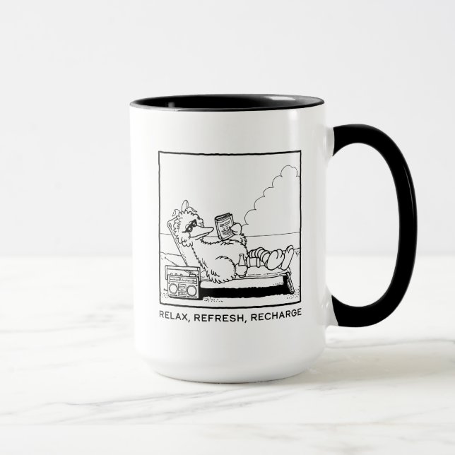 Caneca Rua Sésamo | Recarregação de atualização do Big Bi (Direita)