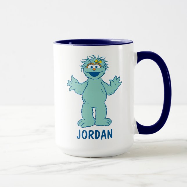 Caneca Rua Sésamo | Rosita Personalizada (Direita)