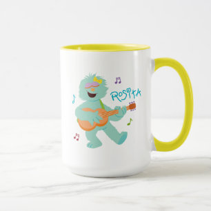 Caneca Rua Sésamo Rosita Tocando Violão