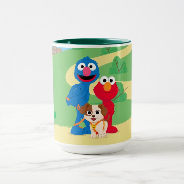 Caneca Rua Sésamo | Tango Com Grover E Elmo (Centro)